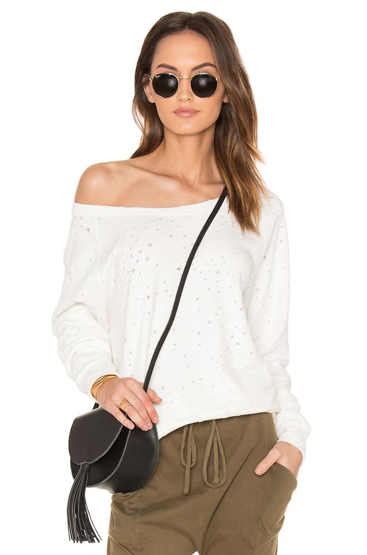 Ripped Terry Sweatshirt