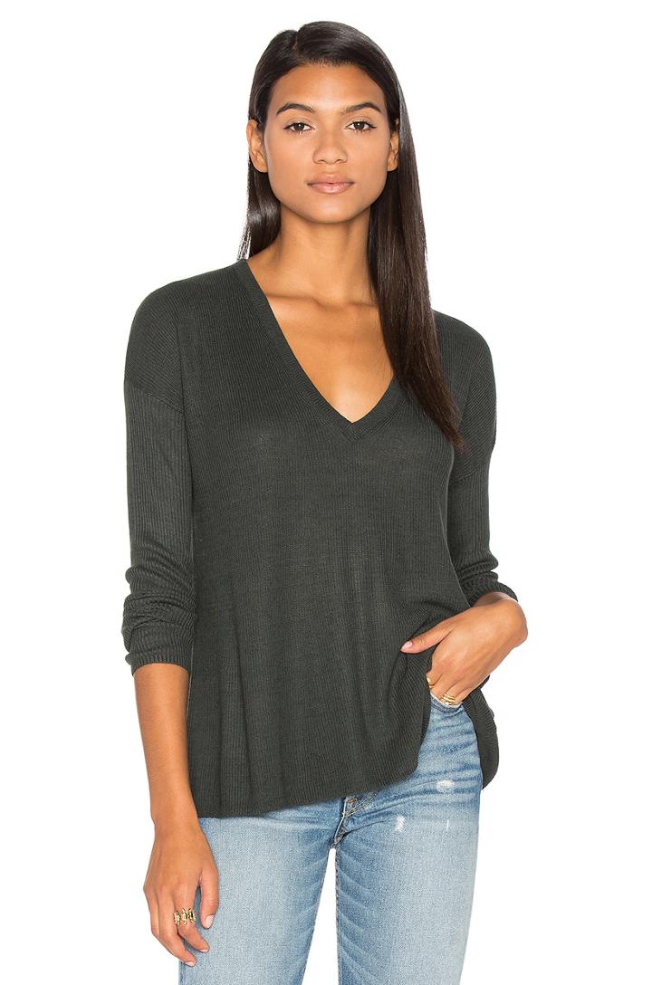 Heather V Neck Sweater