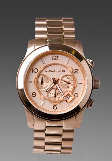 Michael Kors Watch In Metallic Gold