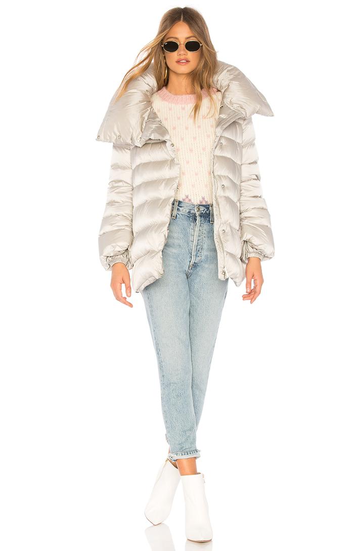 Down Short Cape Jacket