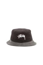 Stock Leather Brim Bucket Hat