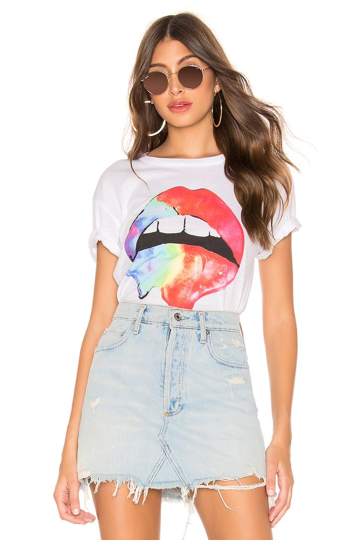 Rainbow Lips Tee