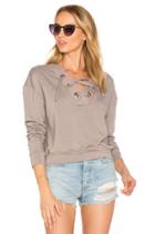 Superior Lace Up Sweater