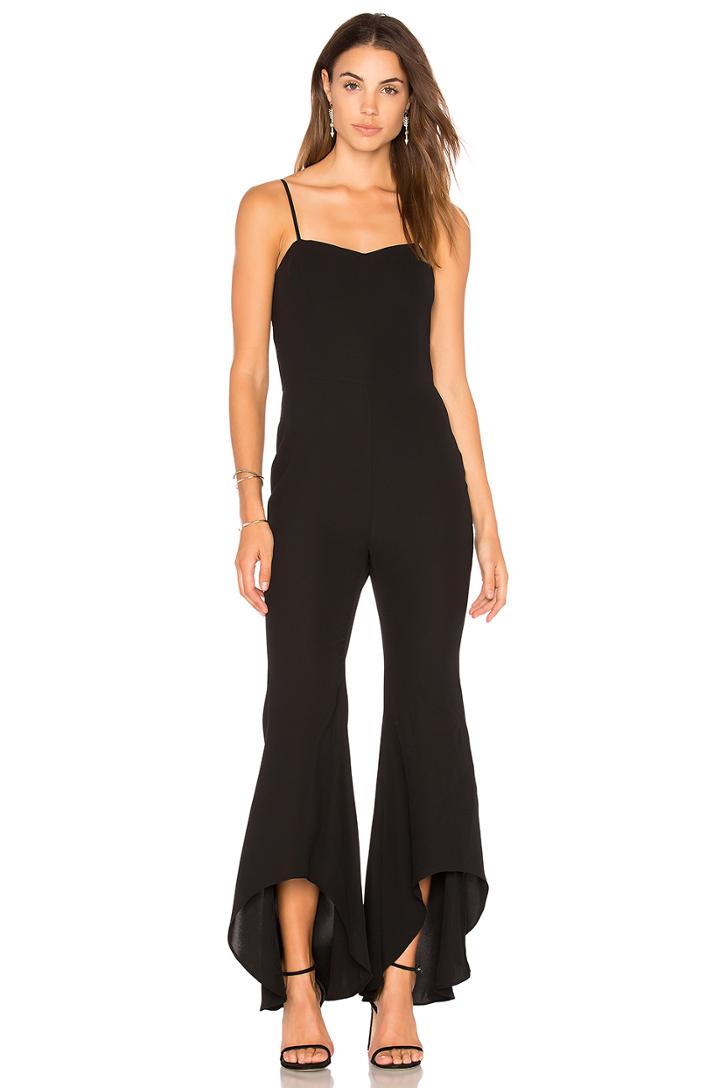 High Low Flare Jumpsuit