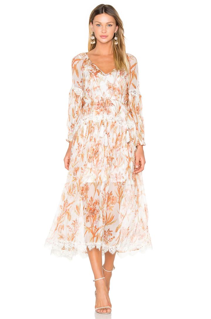 Oleander Crinkle Slouch Dress