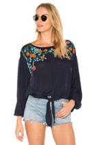 Up And Away Embroidered Top