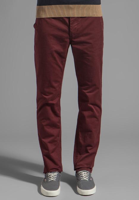 Tovar Victor Pant In Burgundy