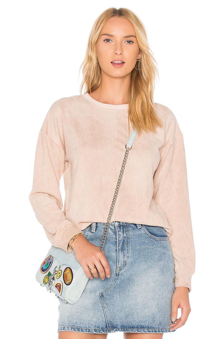 Suede Sweater