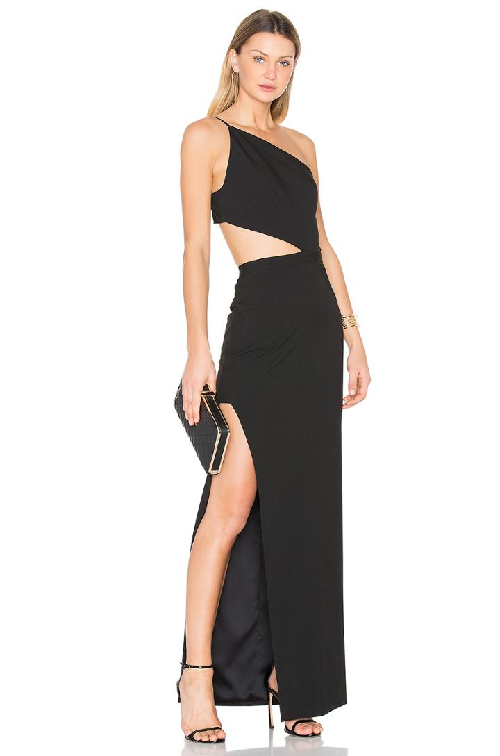 Asymmetrical Bandeau Gown