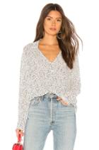 V Neck Button Down Shirt