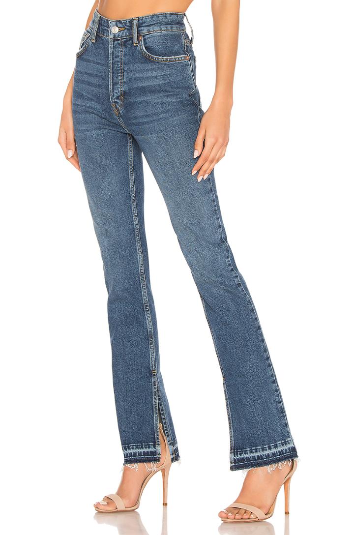Emmy Split Hem Boot Cut Jean