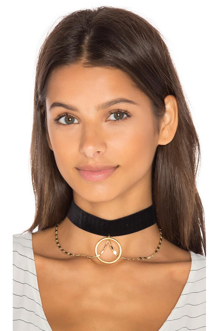 Ash Velvet Choker