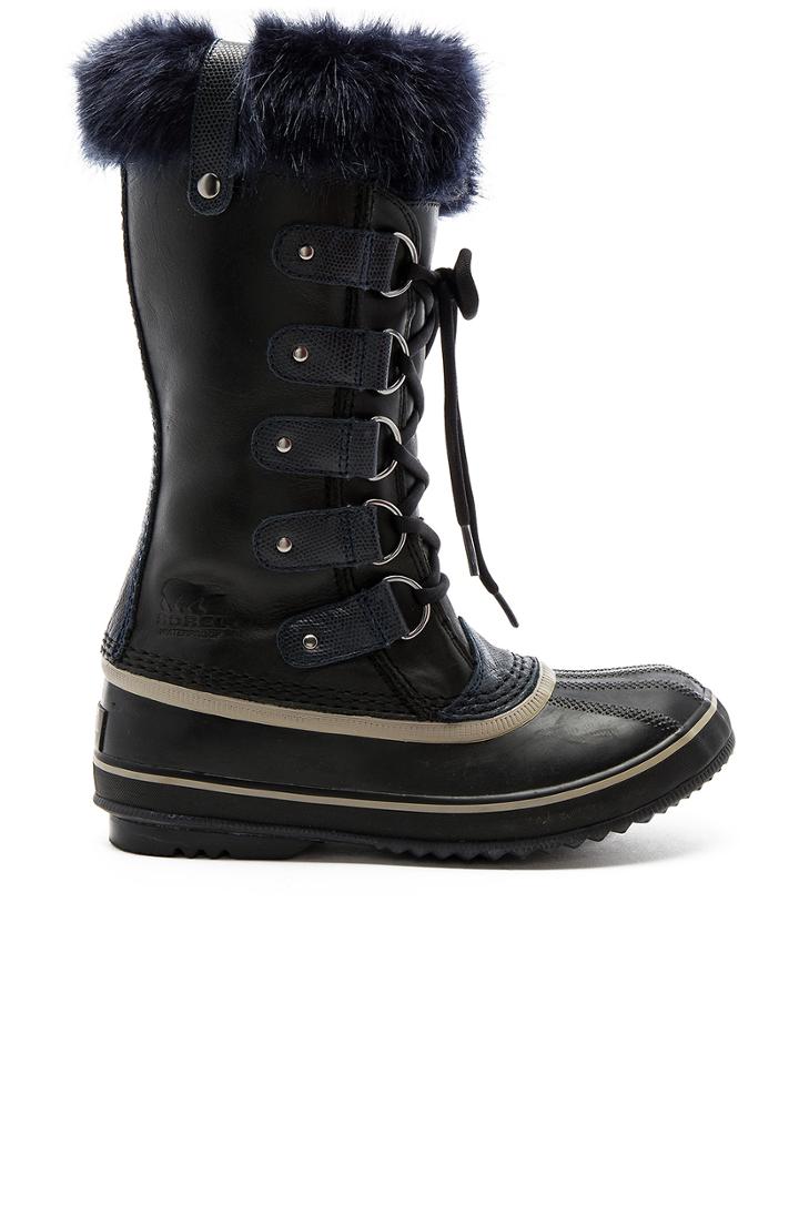 Joan Of Arctic Obsidian Boot With Faux Fur