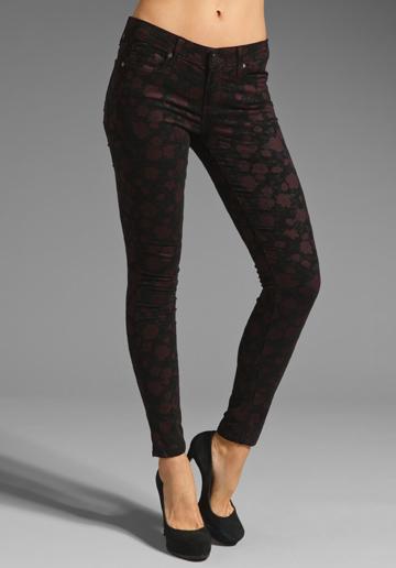 Paige Denim Verdugo Ultra Skinny Cord In Faded Black