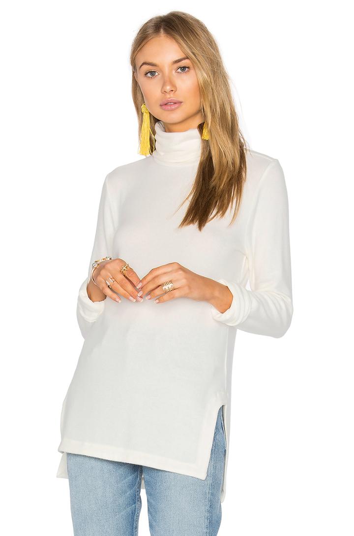 Brushed Hacci Turtleneck