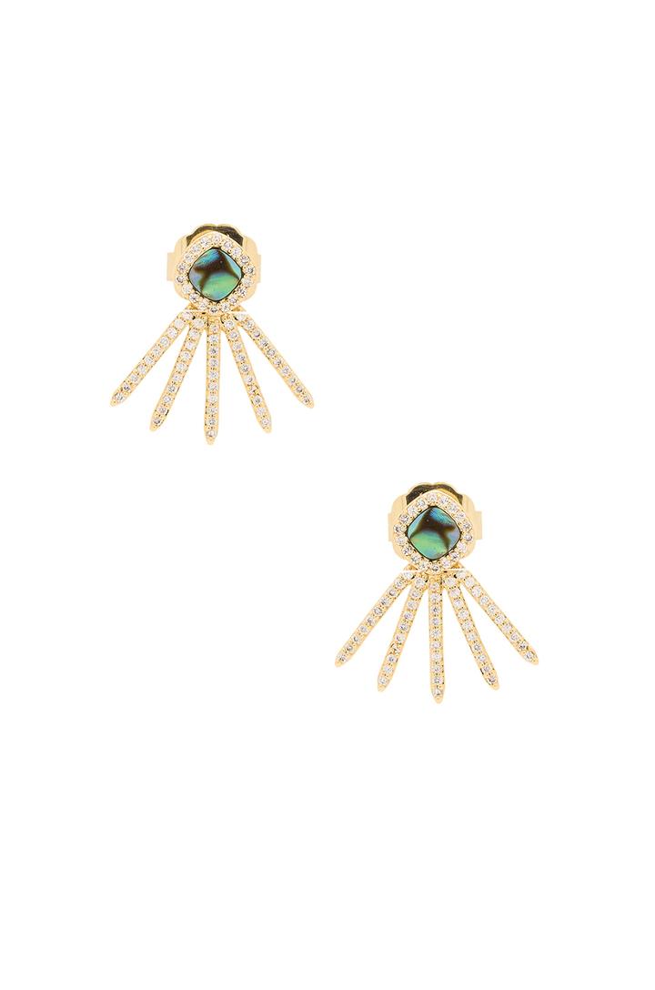 Pave Glam Stud Earring