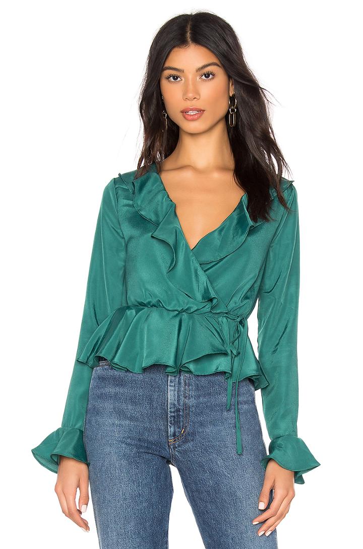 Taisha Ruffle Sleeve Top