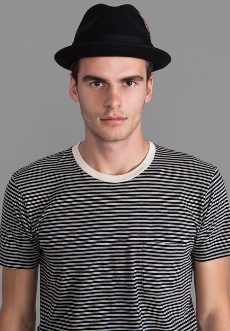 Brixton Gain Black Felt Hat
