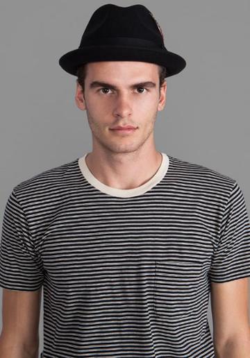 Brixton Gain Black Felt Hat