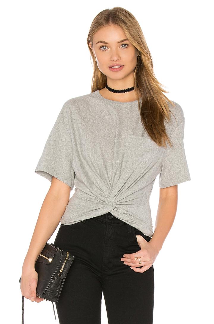 Front Twist Short Sleeve Tee