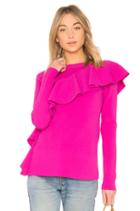 Ruffle Front Pullover