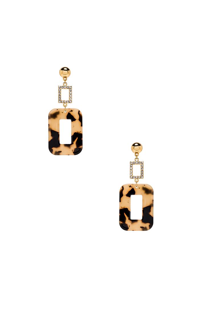Rhinestone Tortoise Dangling Earring