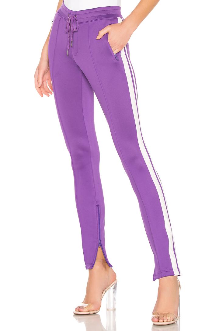 Cigarette Pant With Double Stripes