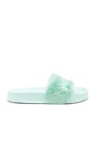 Faux Fur Slide