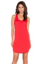 French Terry Scoop Racerback Mini Dress