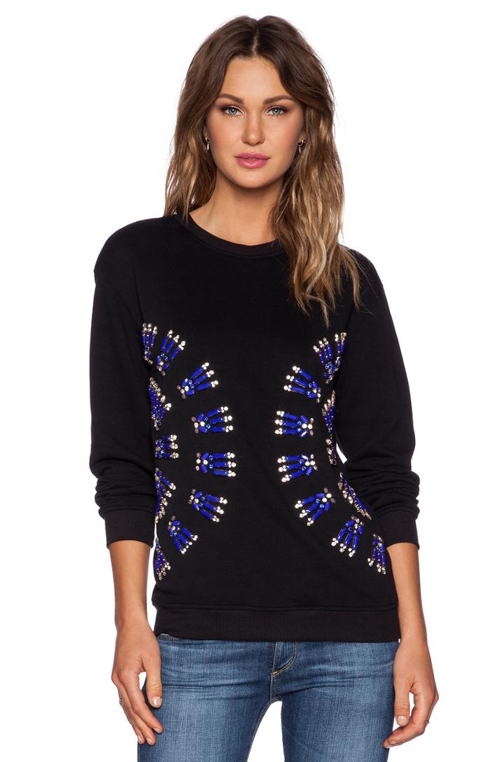 Side Embellished Sweatshirt