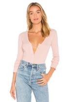Long Sleeve V Neck Henley