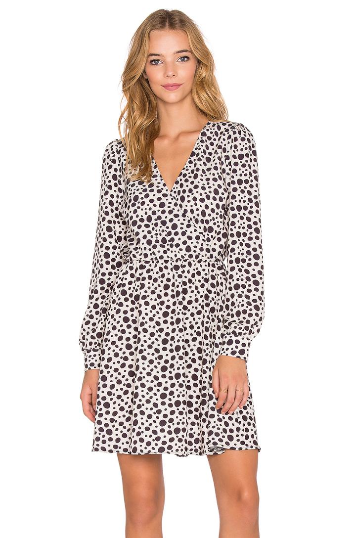 Fine Girl Leopard Wrap Dress