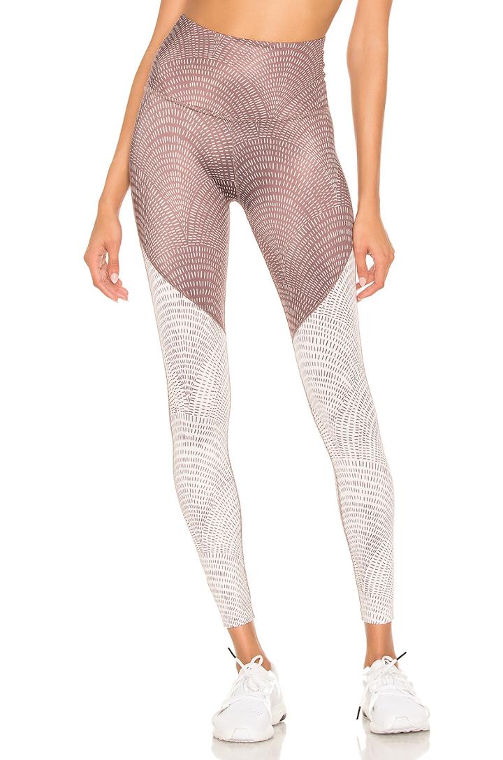 Lux High Waisted Angled Midi Legging