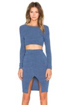 Anja Ribbed Skirt Set