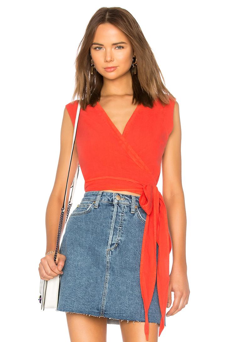 Luliana Wrap Blouse