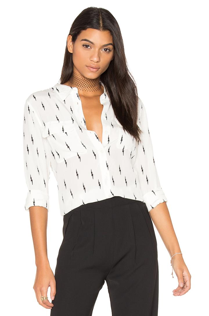 Kate Moss For Equipment Slim Signature Button Up