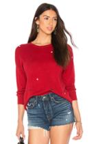 Star Patches Cashmere Blend Crew Neck Sweater