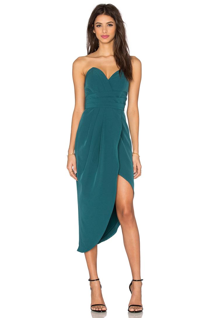 X Revolve Riviera Strapless Dress