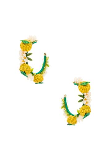 Limones Y Flores Earrings