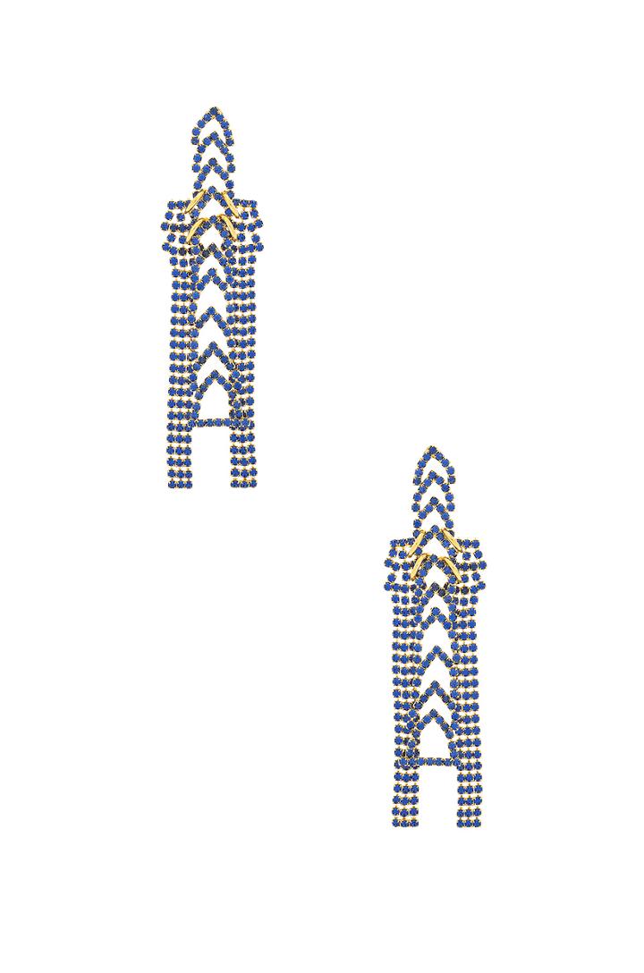 Crystal Chain Earrings
