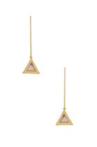 Tri Stone Inlay Ear Threader