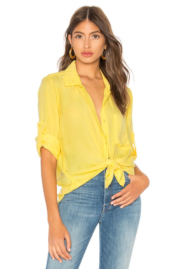 Long Sleeve Shirt Tail Button Down