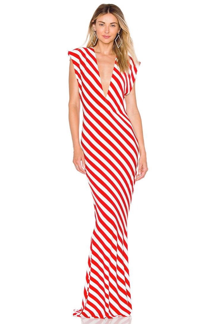 V Neck Rectangle Dress