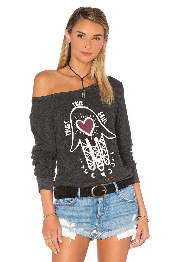 Heart & Soul Hamsa Pullover