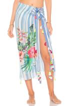 Stripe Blossom Sarong
