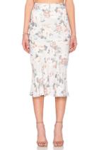 Sundown Floral Midi Skirt