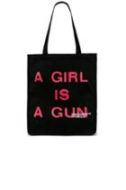 A Girl Is A Gun Tote Bag