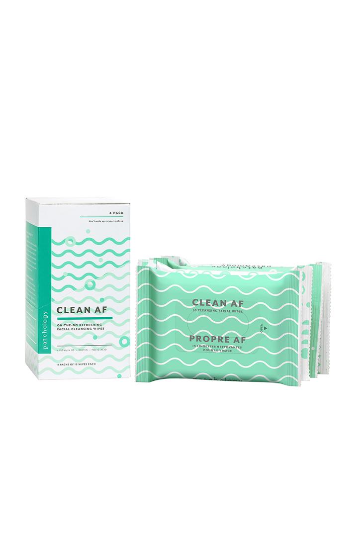 Clean Af Facial Cleansing Wipes 4 Pack