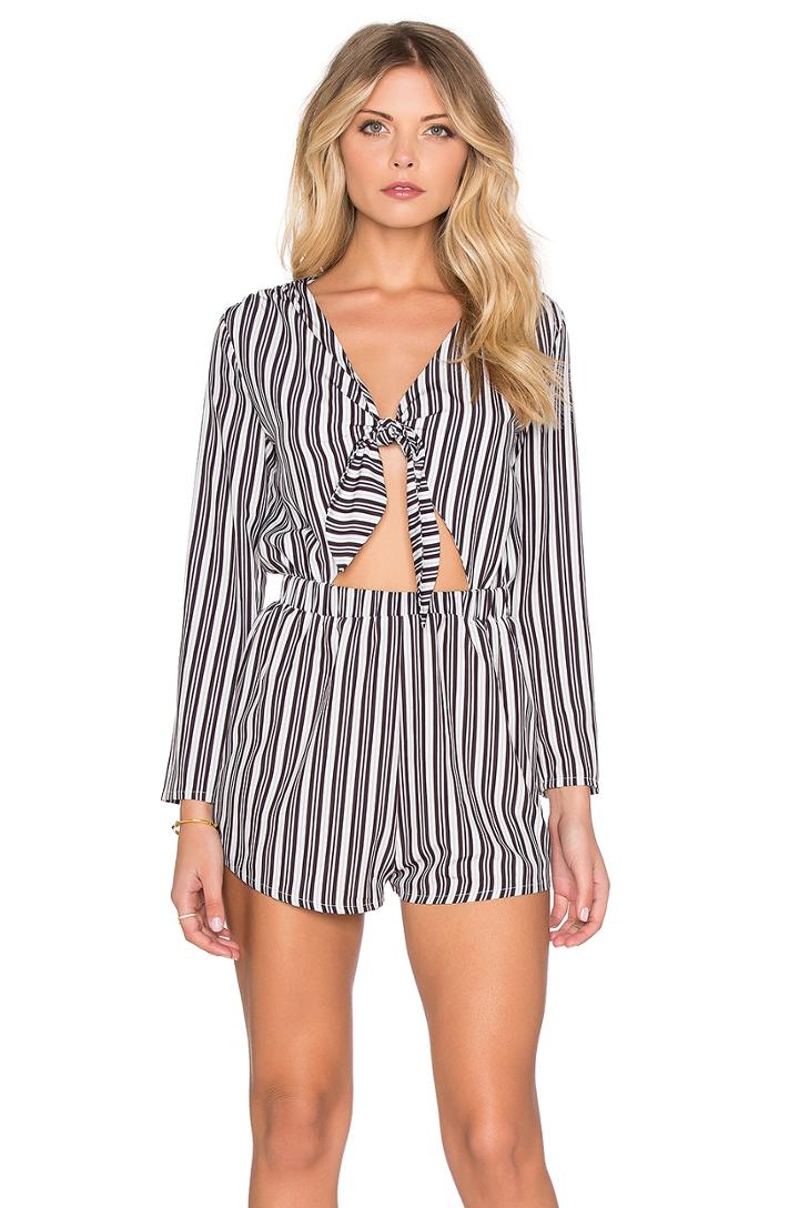 Tie Front Romper