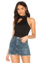 High Neck One Shoulder Top